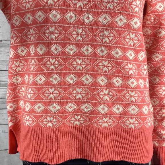 Gap Snowflake Sweater ❤️ Lambswool Blend - Picture 8 of 12